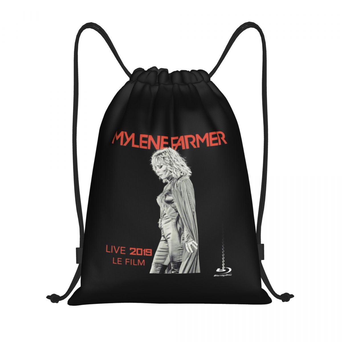 Women Bags Farmers - Mylene Farmer Drawstring Backpack Sports Gym