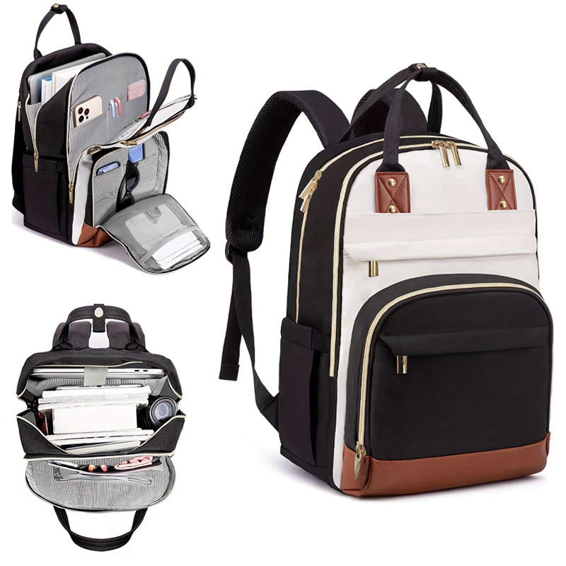 Women Bags With Laptop Compartment - Airline designed adjustable shoulder strap women's