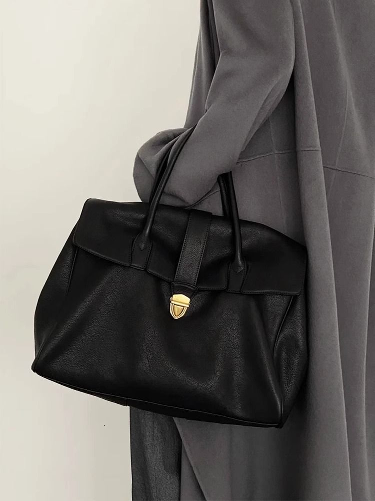 Women Bags With Laptop Compartment - High End Official Document Tote Bag