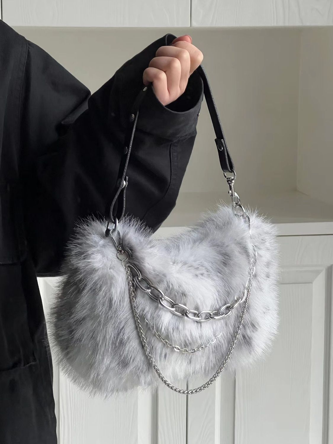 Women Bags Grey - JIAERDI Vintage Y2K Handbag Women Autumn