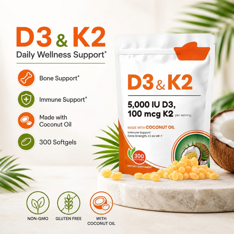 Women Bags Mk - Vitamin D3 K2 Softgels with Coconut