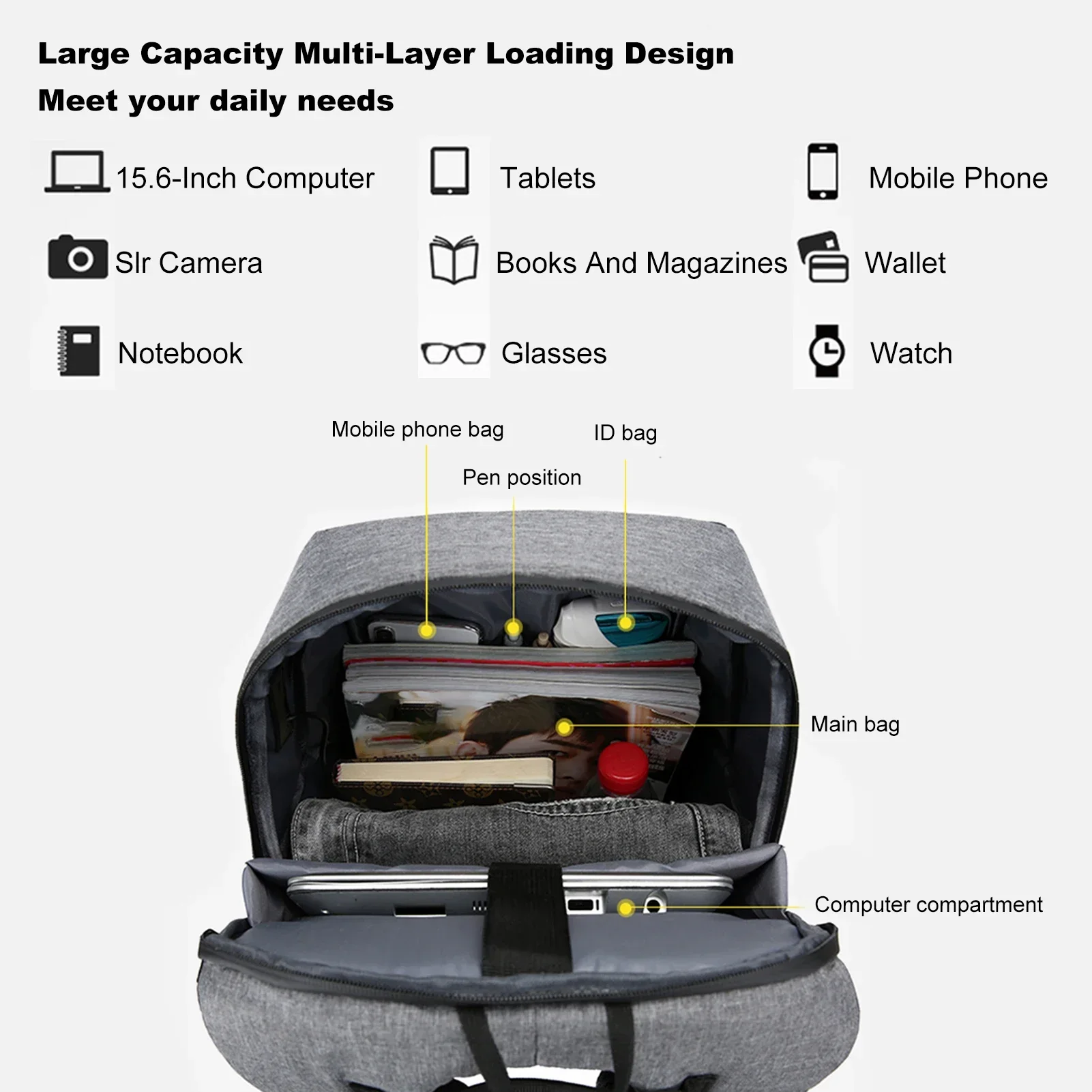 Laptop Backpack for 17 Inch La - Women Bags With Laptop Compartment review and price