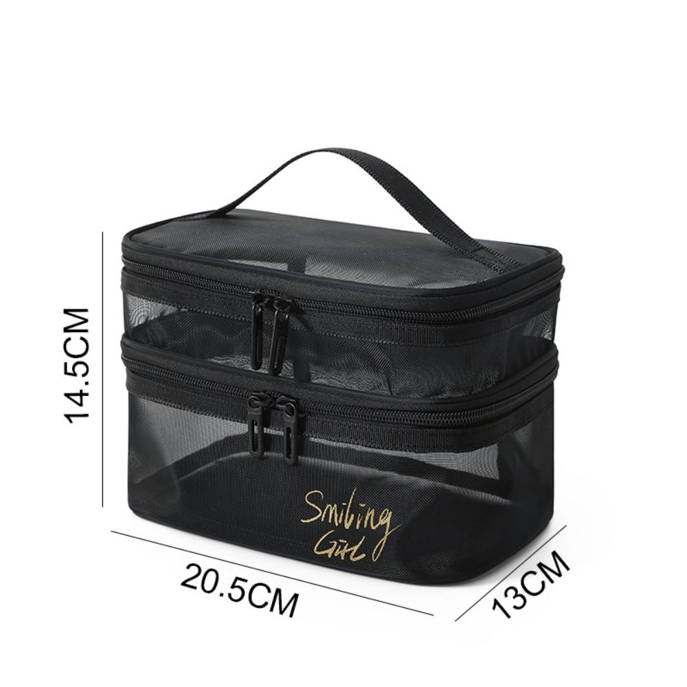 New Nylon Makeup Bag Black Gre - Women Bags Grey review and price