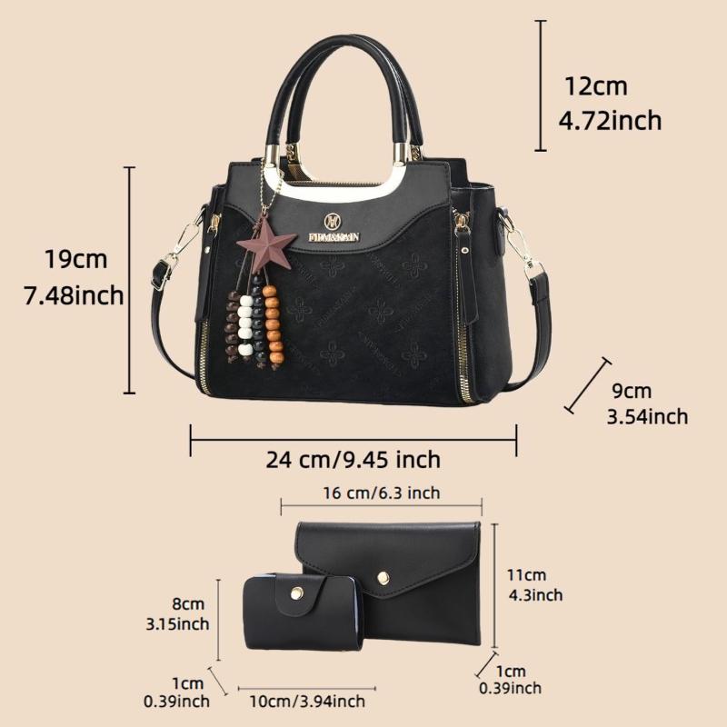 Stylish women's handbag, solid - Women Bags Luxury review and price