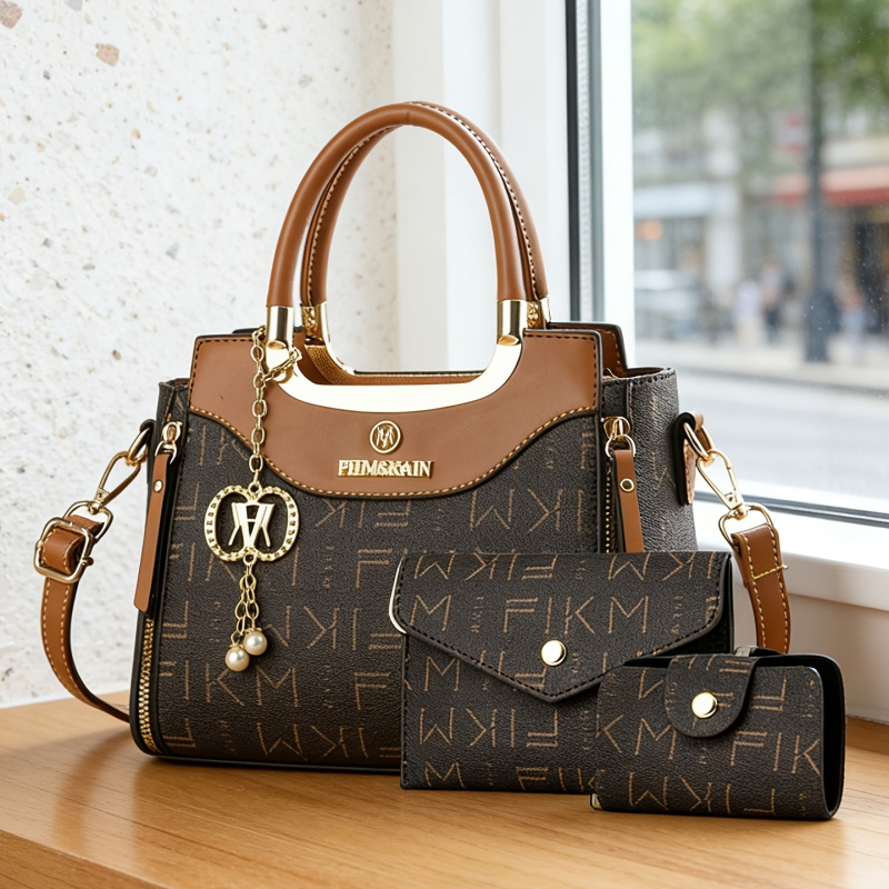 3-piece set of light luxury hi - Women Bags Luxury review and price