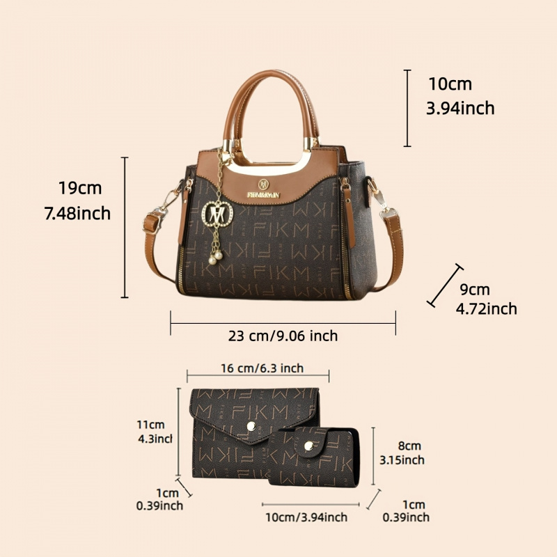 3-piece set of light luxury hi - Women Bags Luxury review and price