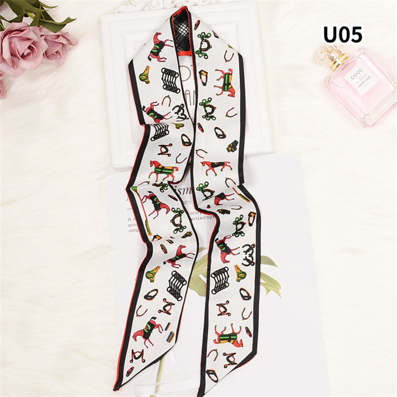 Horse Plaid Skinny Scarf Women - Women Bags Branded review and price