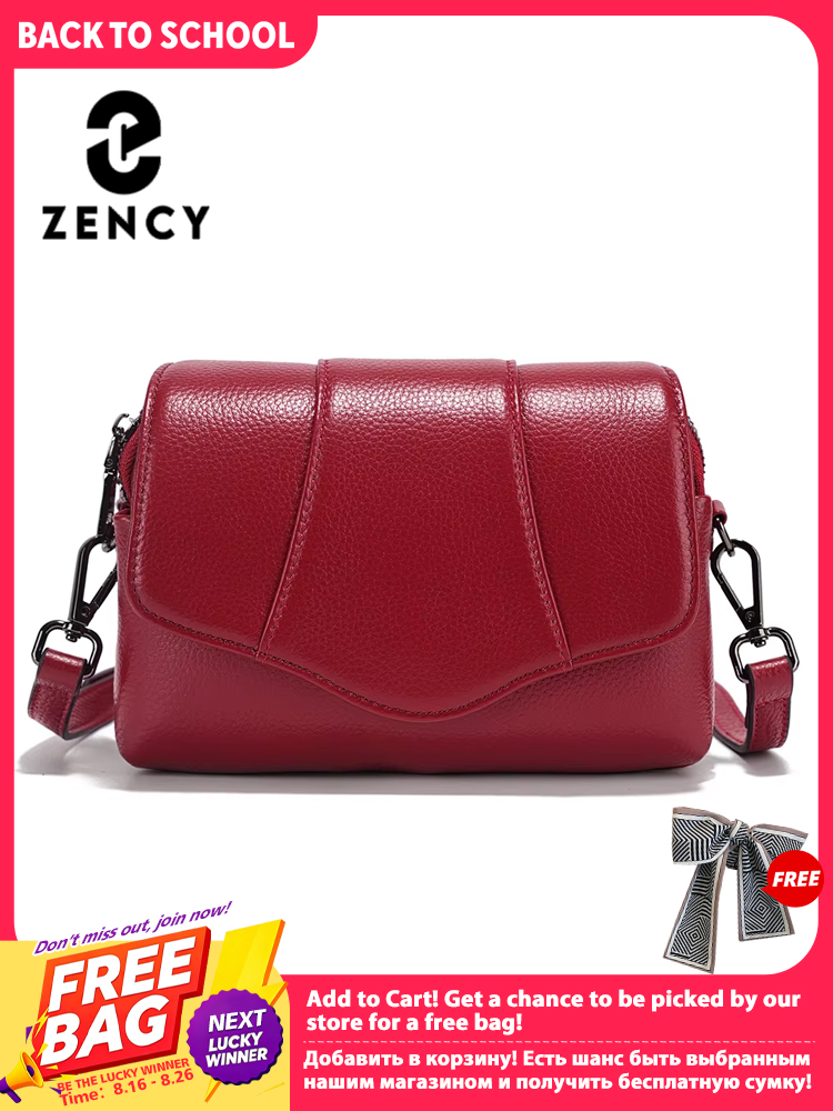 Zency Genuine Cowhide Leather  - Women Bags Grey review and price