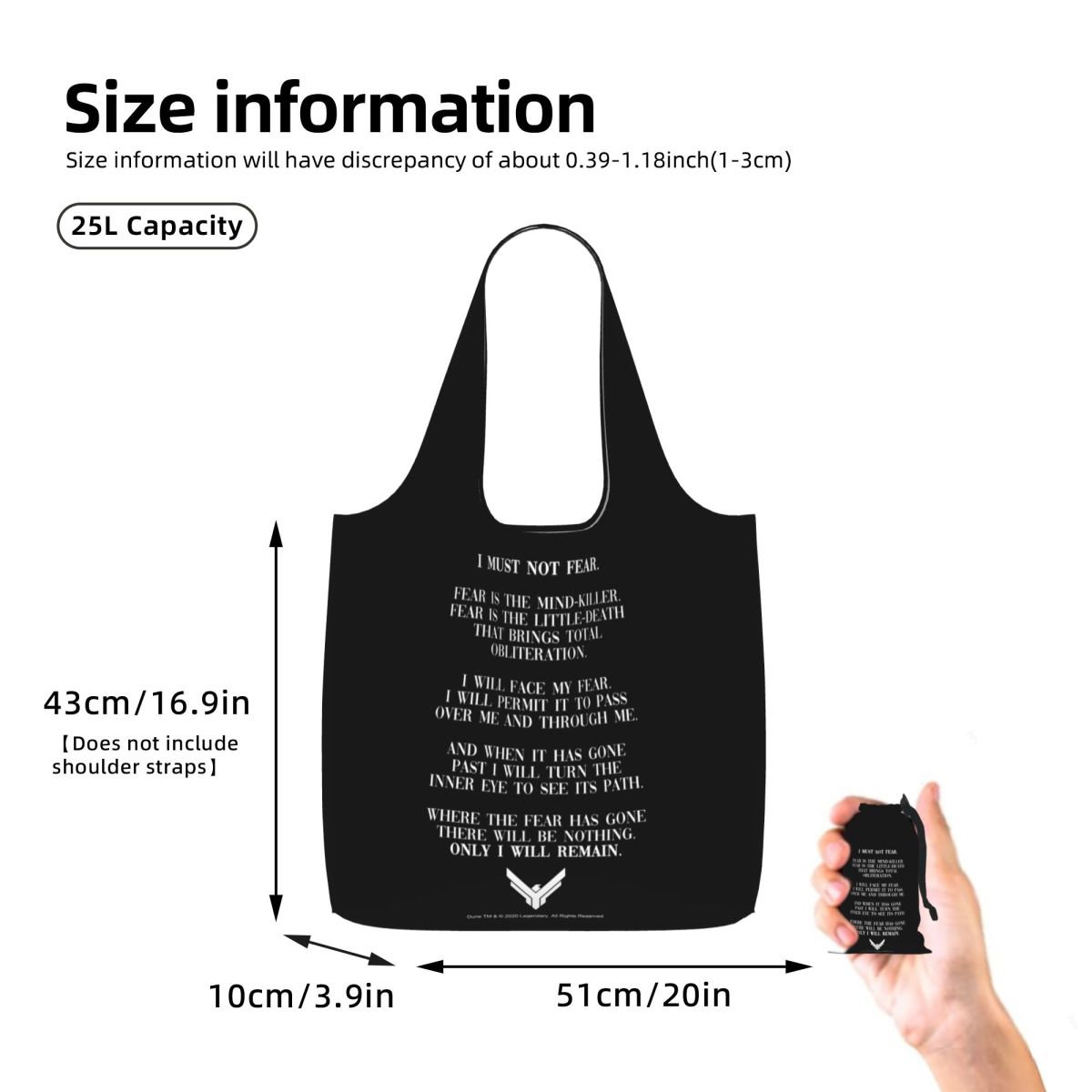 Litany Against Fear Dune 2020  - Women Bags Dune review and price