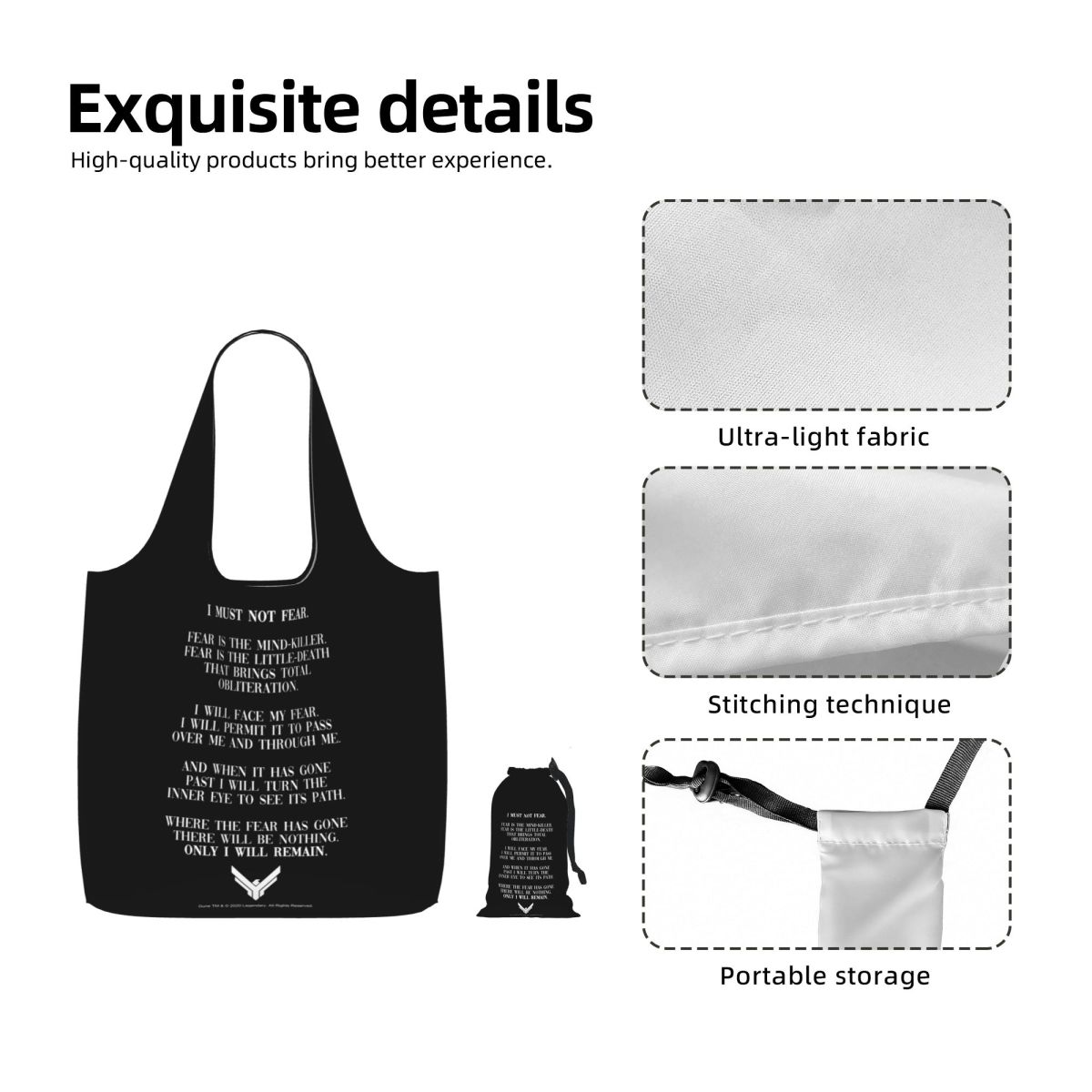 Litany Against Fear Dune 2020  - Women Bags Dune review and price