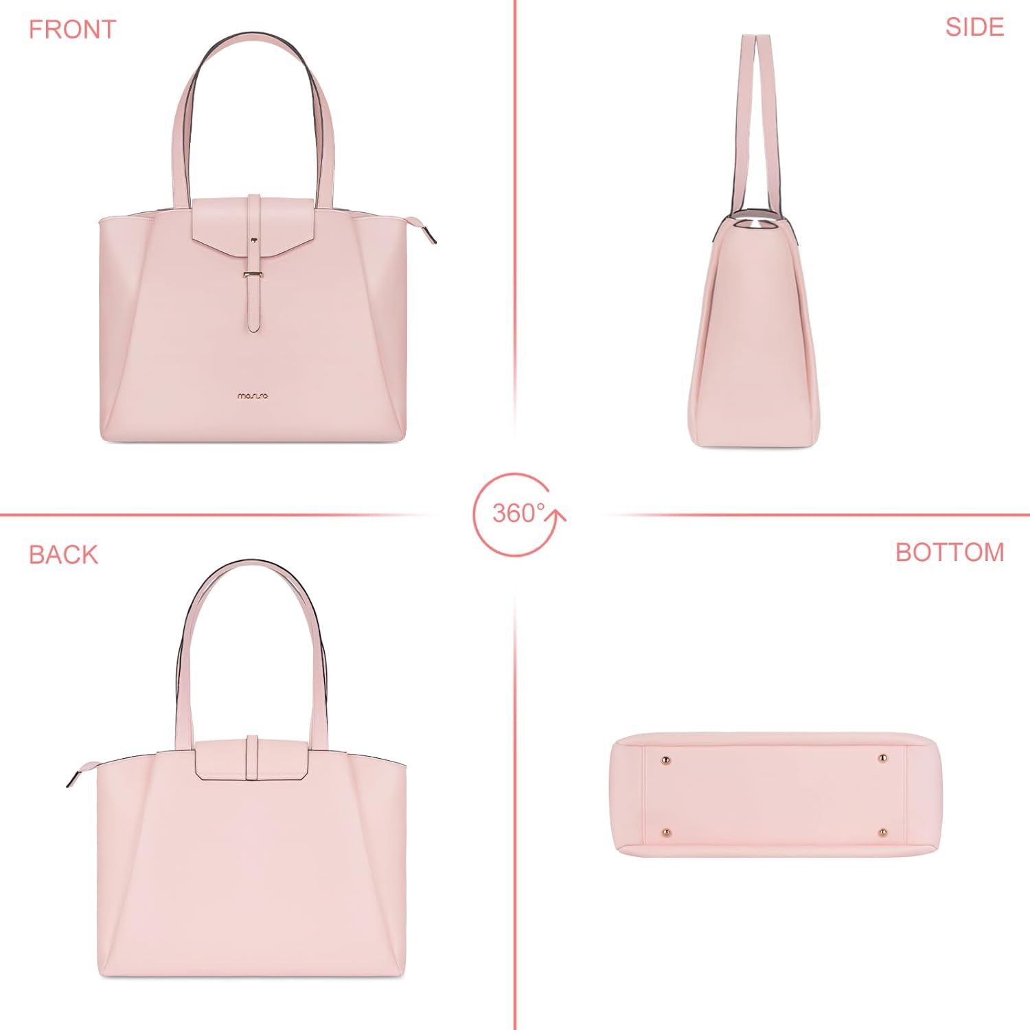 Laptop Tote Bag PU Leather Wom - Women Bags Pk review and price