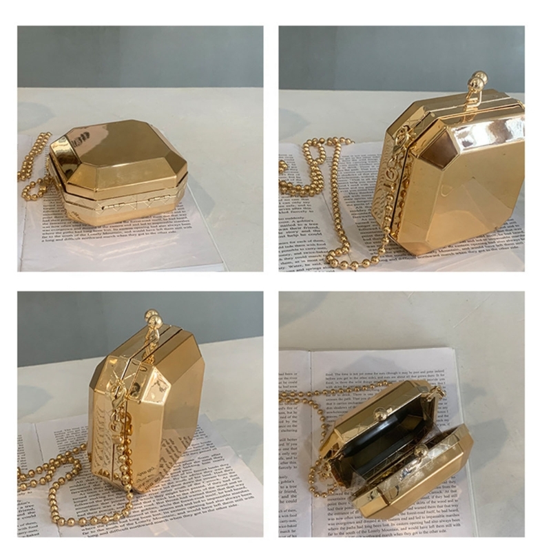 Mini Luxury Gold Party Evening - Women Bags Luxury review and price