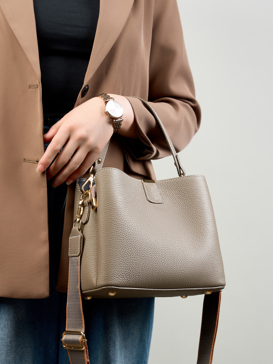 YANATARI Genuine Leather Woman - Women Bags Grey review and price