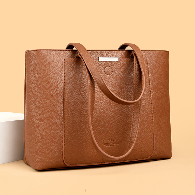 Genuine Brand Soft Pu Leather  - Women Bags With Laptop Compartment review and price