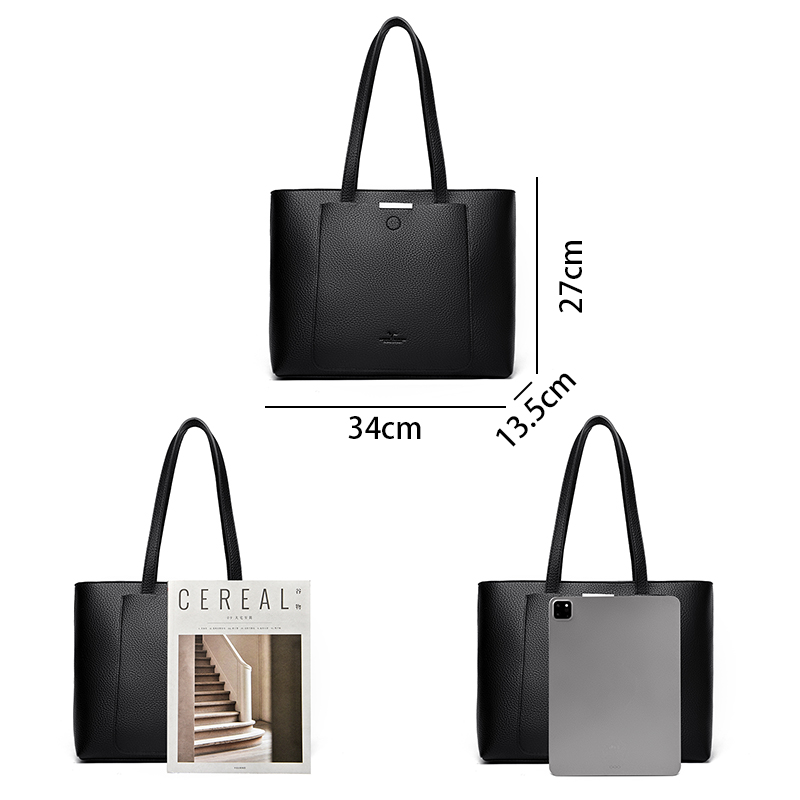 Genuine Brand Soft Pu Leather  - Women Bags With Laptop Compartment review and price