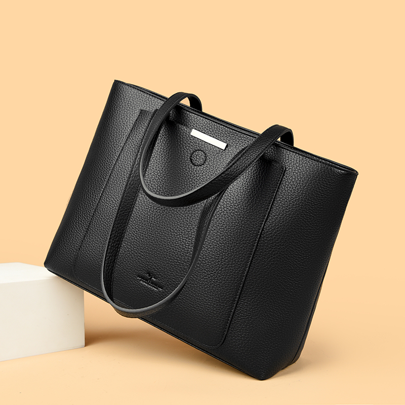 Genuine Brand Soft Pu Leather  - Women Bags With Laptop Compartment review and price