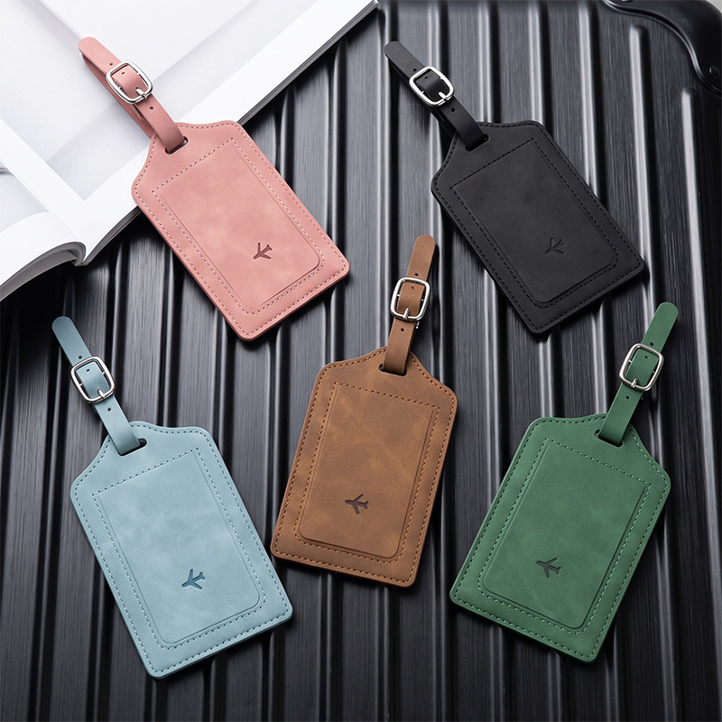 1PC PU Leather Luggage Tag Wom - Women Bags Name review and price