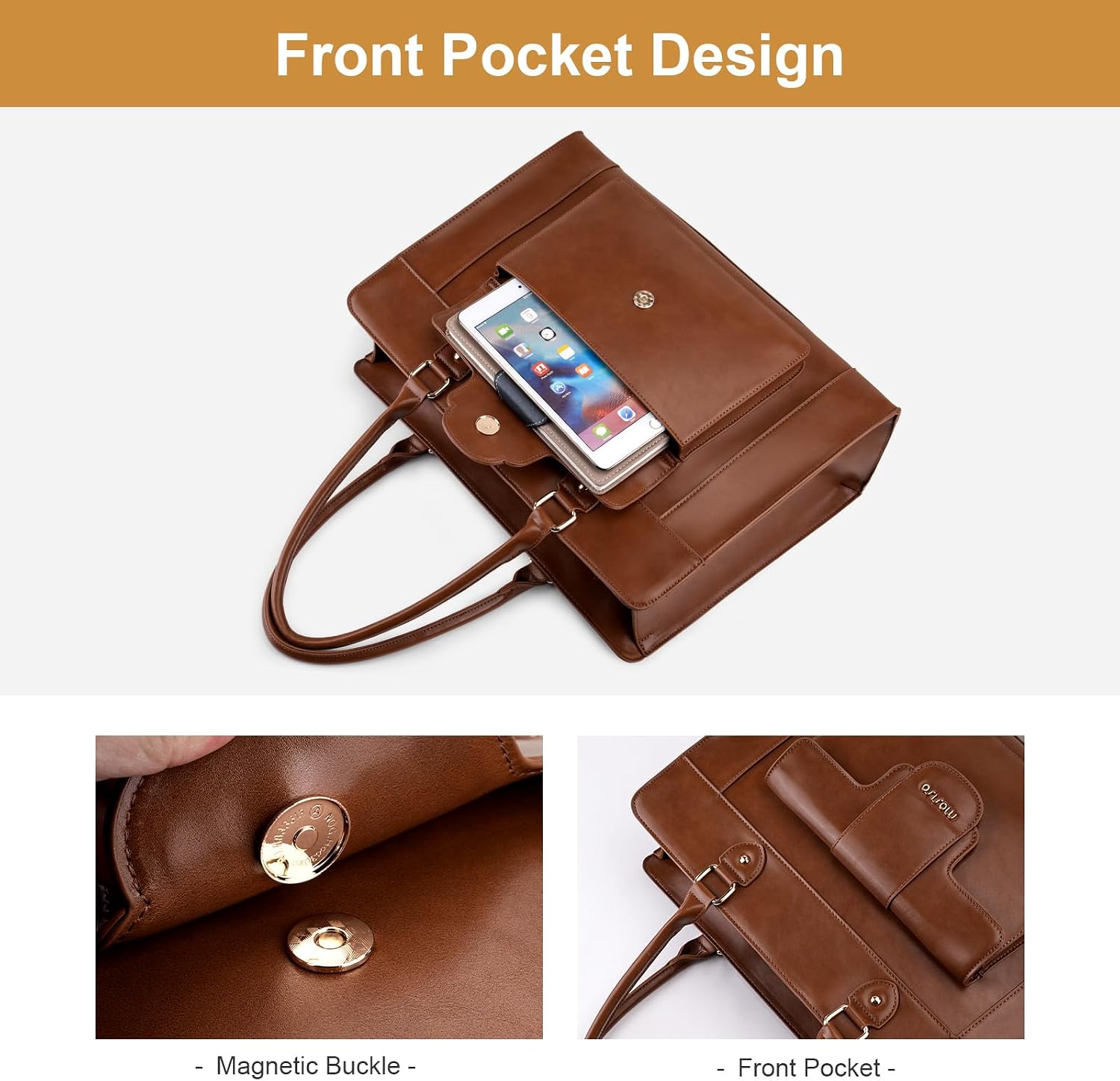 MOSISO Laptop Tote Bag for Wom - Women Bags With Laptop Compartment review and price