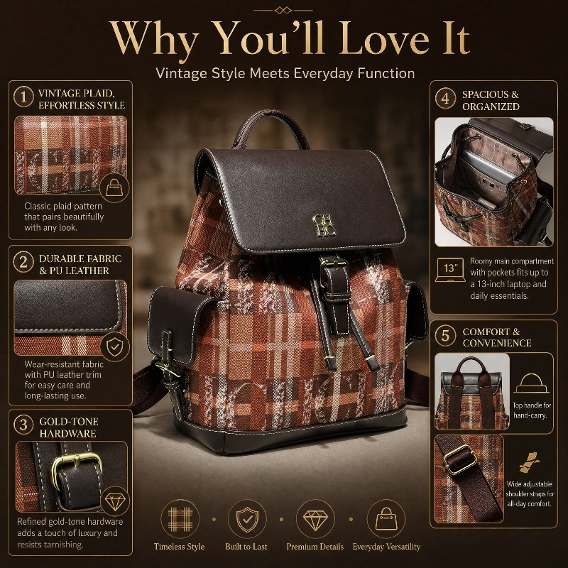 CHHC Fashion Color Block Backp - Women Bags Luxury review and price
