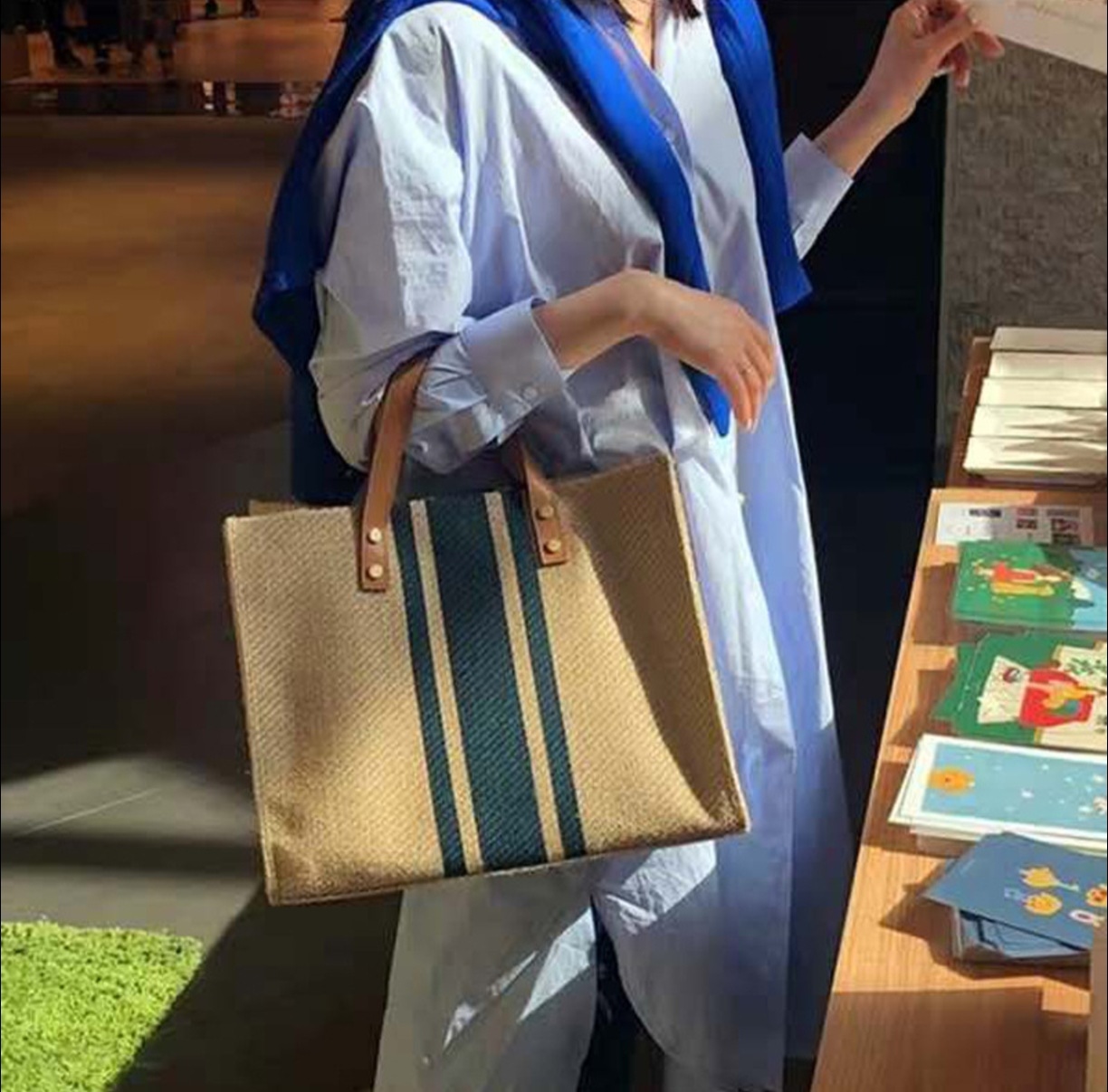 2026 New Striped Canvas Tote B - Women Hand Bags For Office review and price