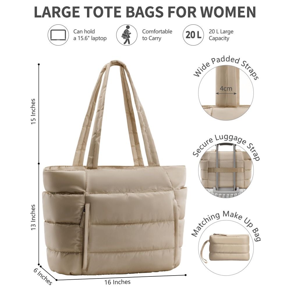 Large Capacity Puffer Tote Bag - Women Bags Aldo review and price