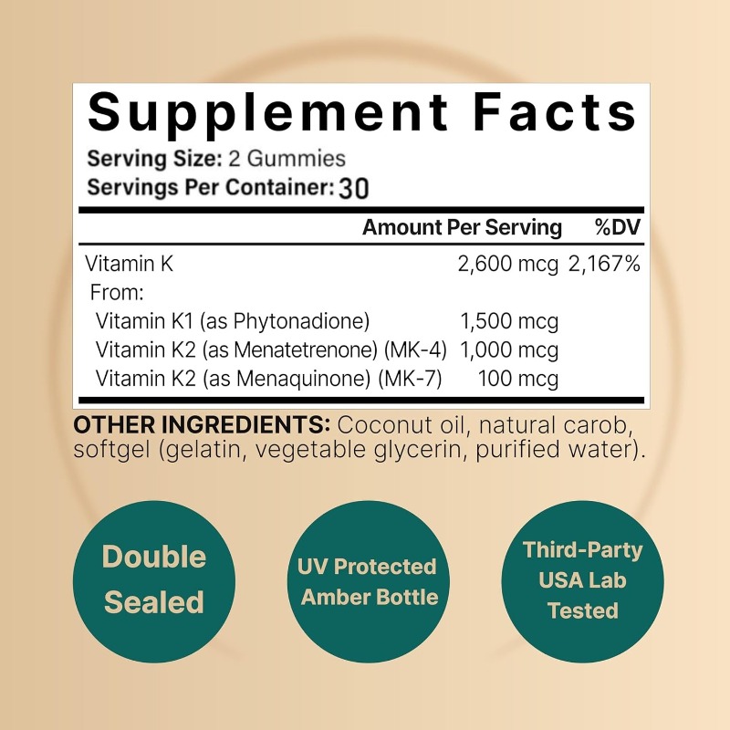 Vitamin K complex, K1+K2 (MK-7 - Women Bags Mk review and price