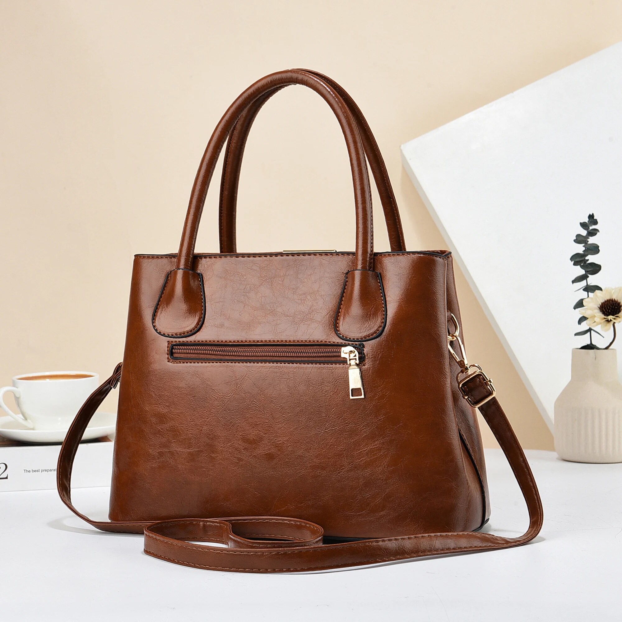 Retro Solid Color Handbags For - Women Hand Bags For Office review and price