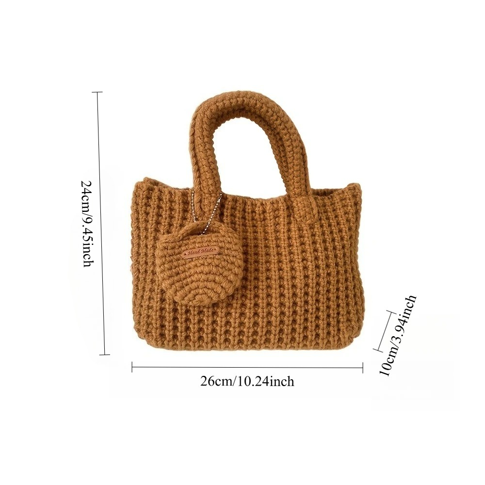 Custom Name Knitted Tote Bag W - Women Bags Name review and price